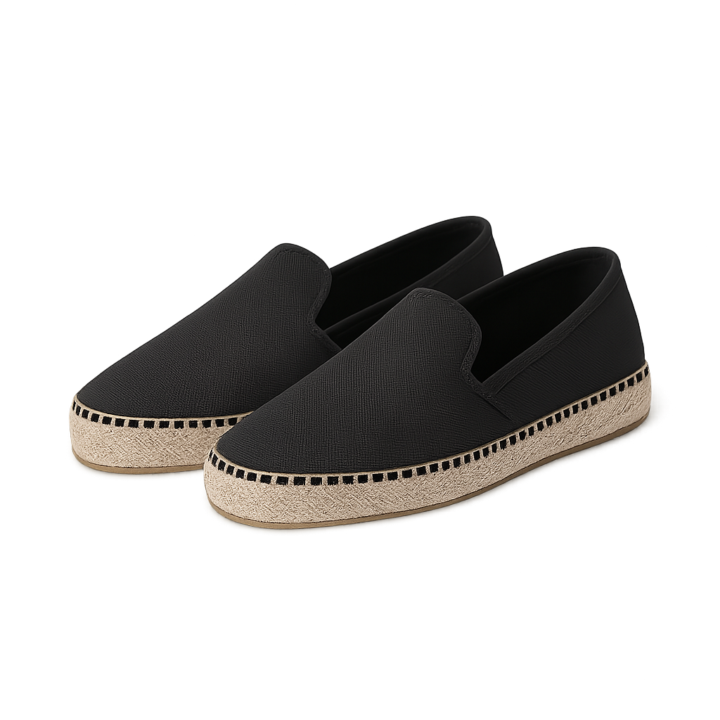Canvas Espadrille Loafers - Sykmont Shoes