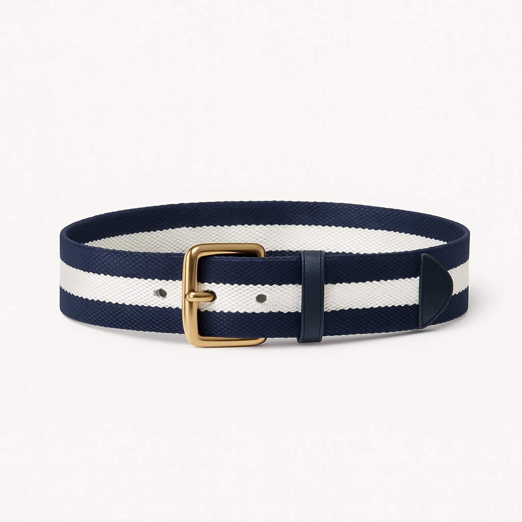 Canvas Stripe Belt - Sykmont Belts
