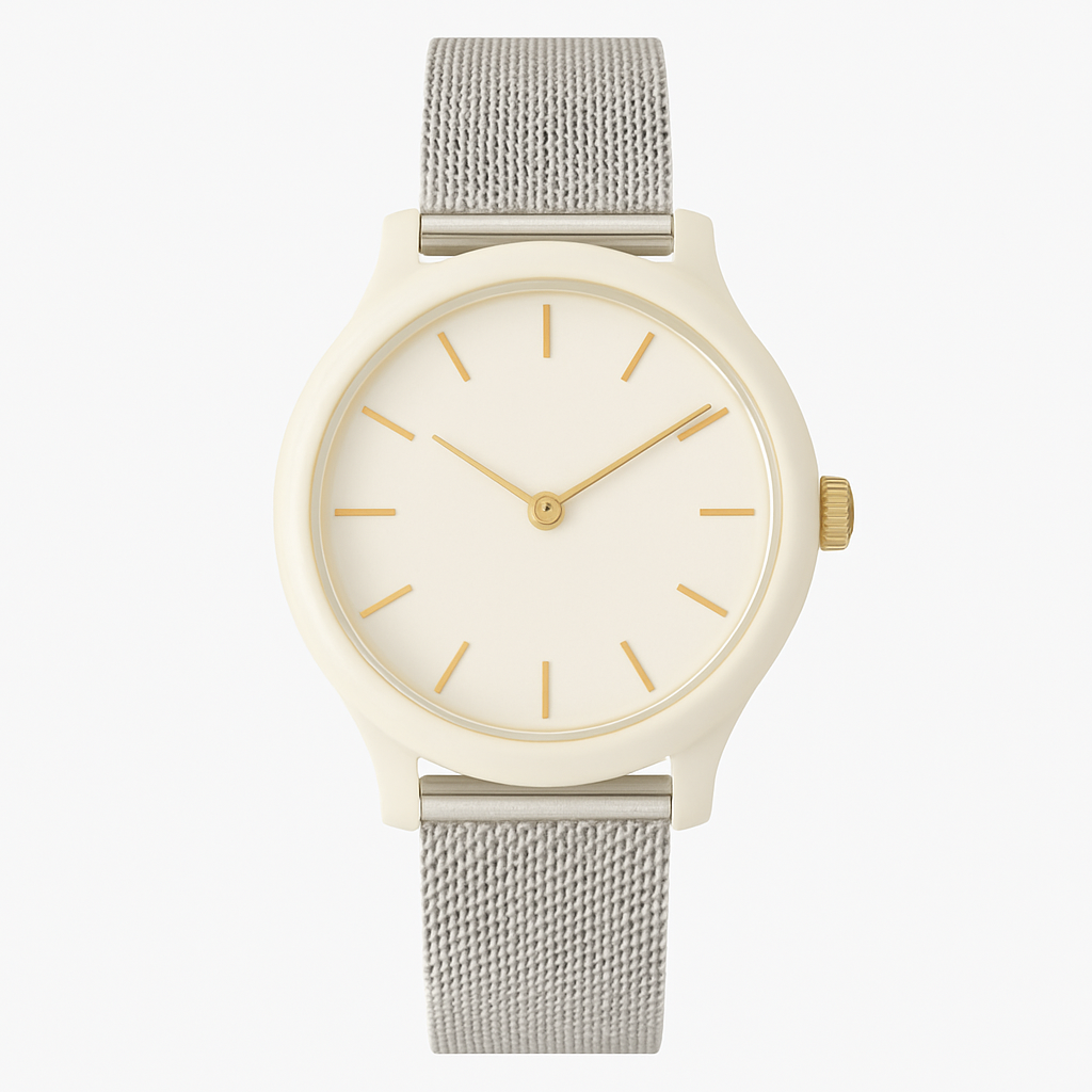 Ivory Minimal Watch - Sykmont Watches