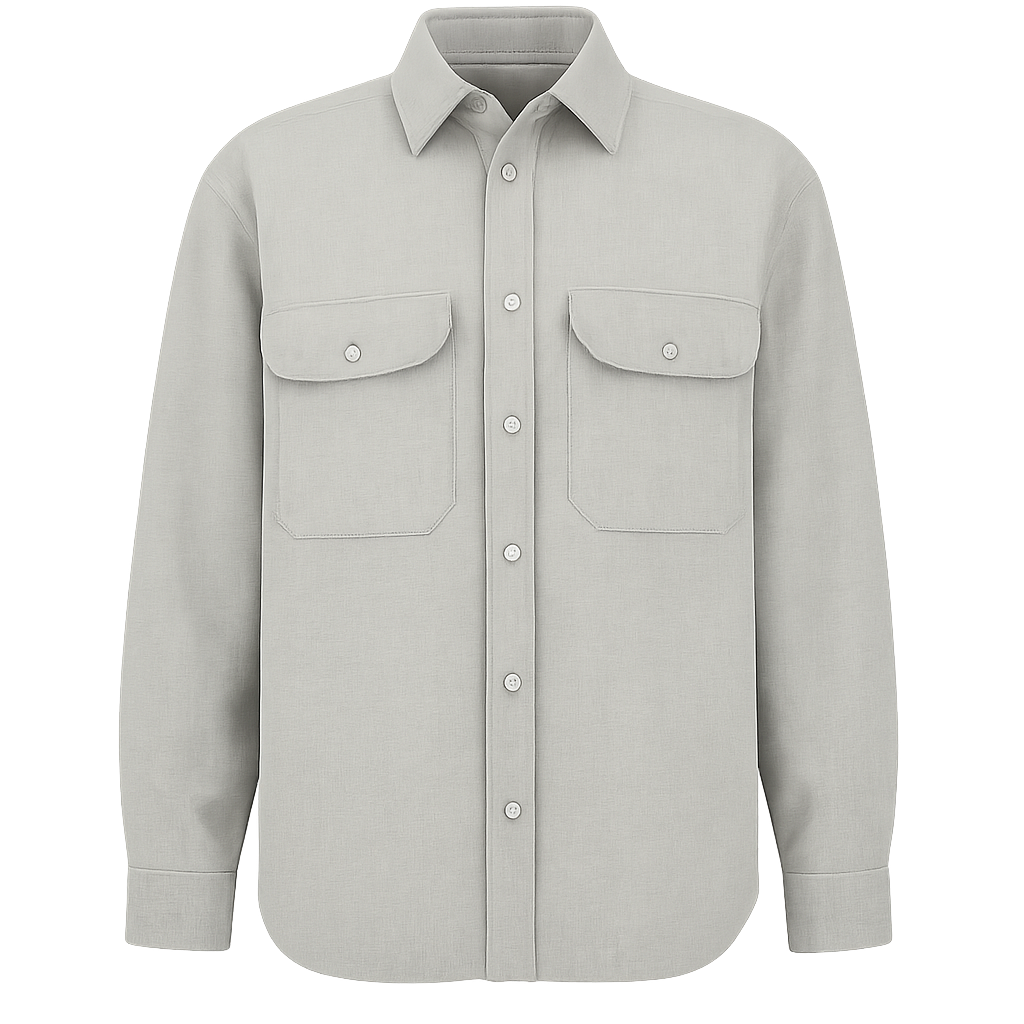 Wool Flannel Overshirt - Sykmont Shirts